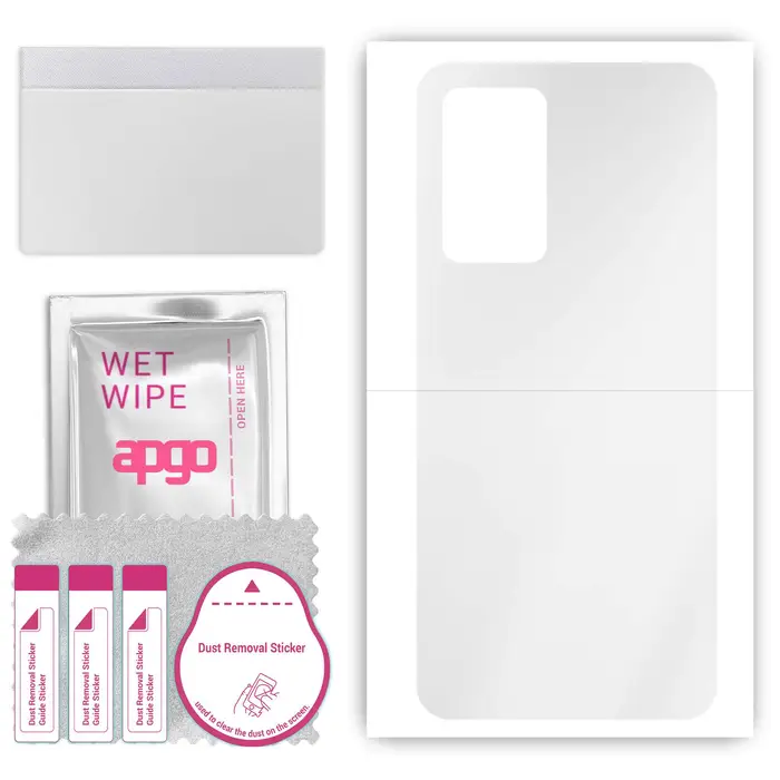 apgo Ultra Clear Protective Skin Sticker for the back compatible with Realme Q5 Pro, Wrap Film, Hydrogel Film, Flexible, Soft TPU with