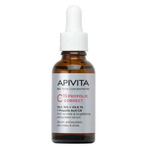 APIVITA Bee Tech Concentrates C15 Propolis Correct Siero Anti-Rughe e Anti-Macchie 30ml - Siero viso antirughe