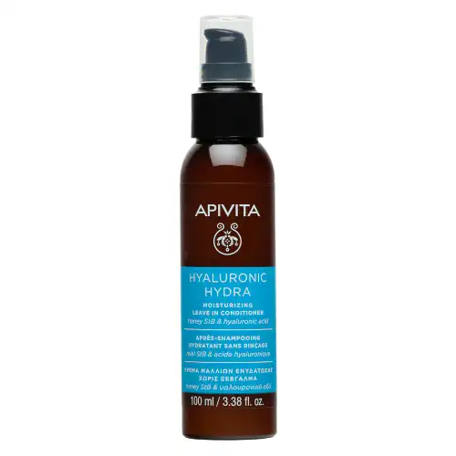 APIVITA Capelli - Hyaluronic Hydra Balsamo Idratante Leave in 100ml - Balsamo Senza Risciacquo Capelli