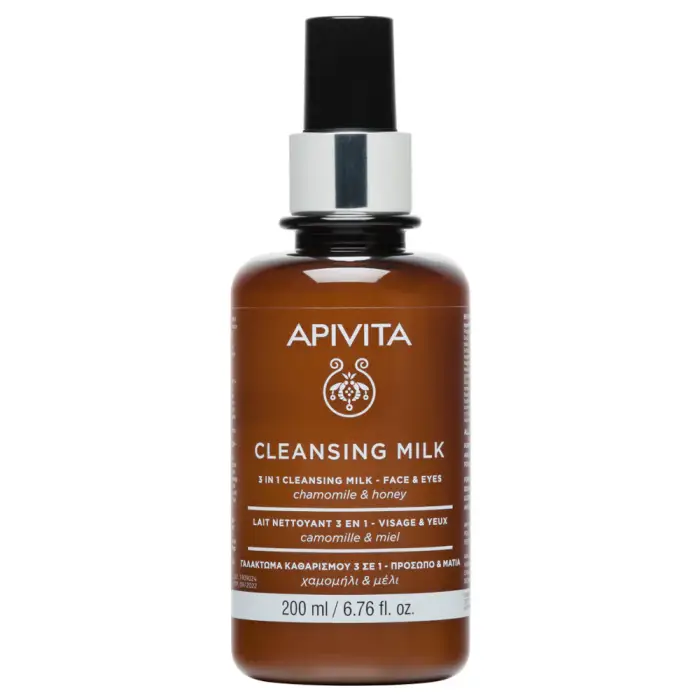 APIVITA Detergenti e Struccanti Latte Detergente 3in1 - Viso e Occhi 200ml - Latte detergente viso