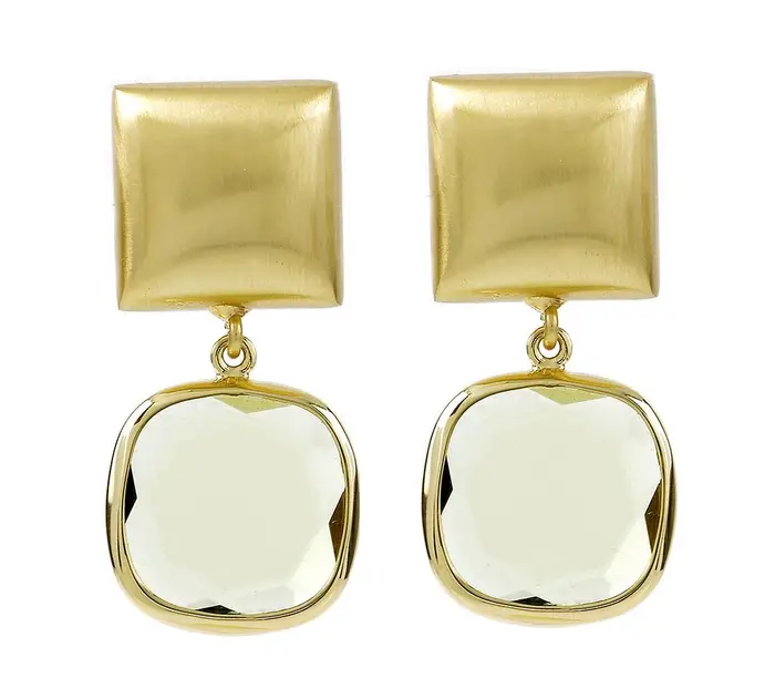 Orecchini Aquacaramelle Con Saponetta Quadrata Grande - Aquaforte