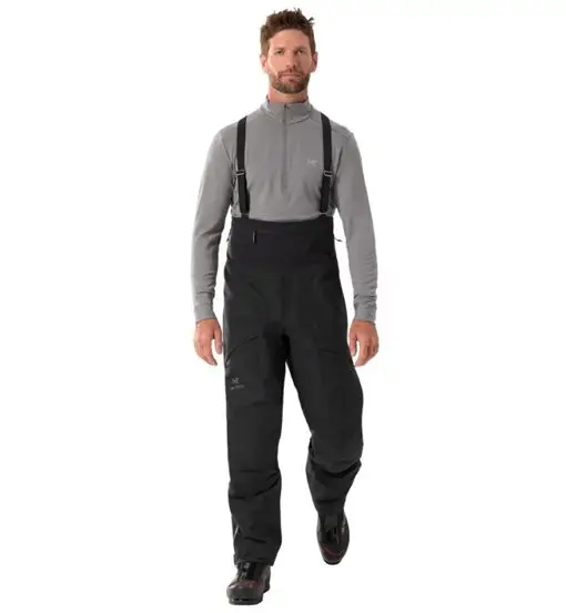 Arc Teryx Alpha SV Bib - pantaloni alpinismo - uomo Black