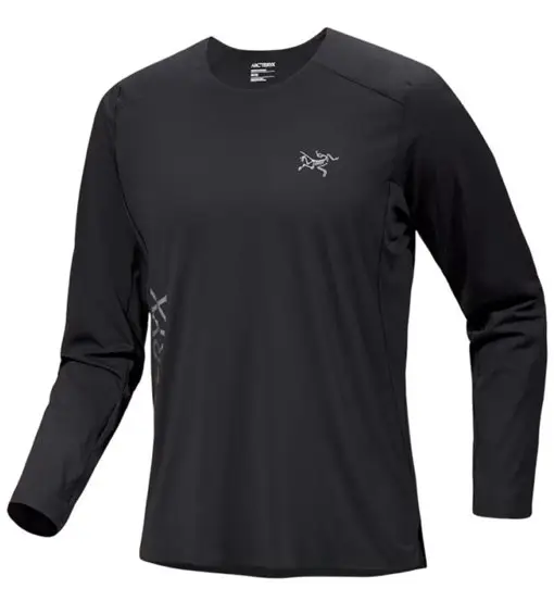 Arc Teryx Norvan Downword Logo LS M - maglia a maniche lunghe - uomo Black