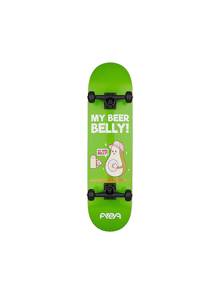 Area Skateboard My Beer Belly verde