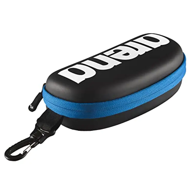 Arena Astuccio per Occhialini da Nuoto, Custodia Occhialini, Astuccio Rigido, Goggle Case, Colore Nero