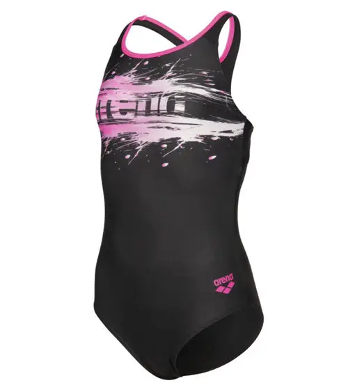 Paint Swim Pro Back Jr - costume intero - bambina Black