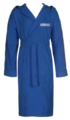 ARENA Zeppelin Light Junior Accappatoio Bambino e Bambina in Cotone, Accappatoio Cotone con Cappuccio e Tasche