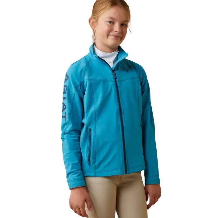 ARIAT Giacca da ragazza Agile Softshell Bleu