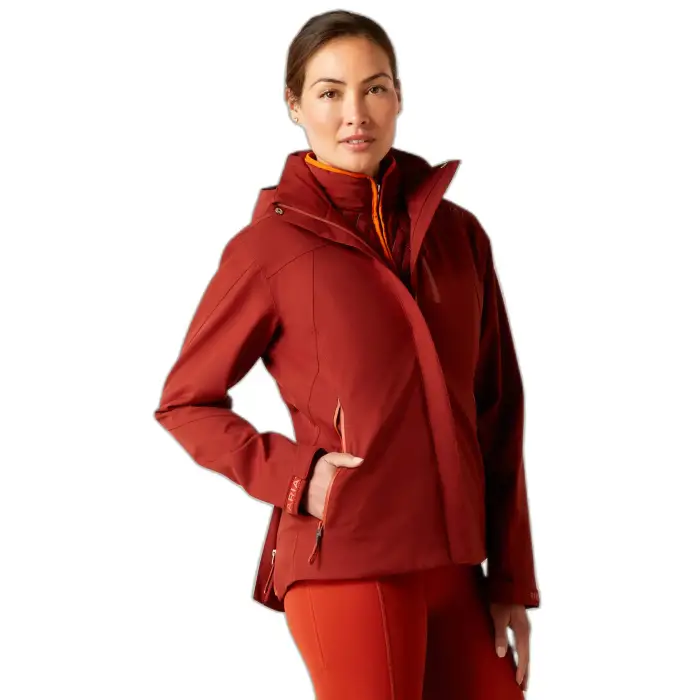 ARIAT Giacca impermeabile con cappuccio donna H2O Rouge