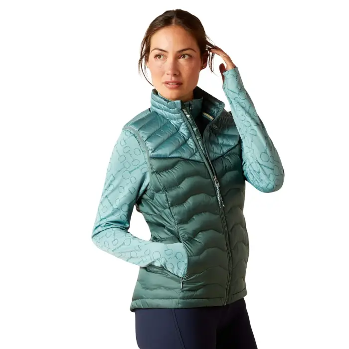 ARIAT Gilet imbottito da donna Ideal Bleu