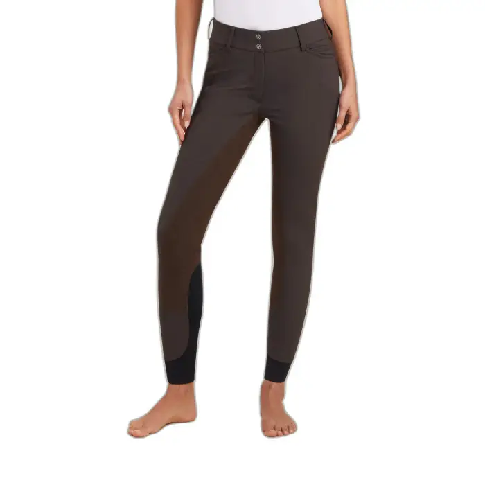 Pantaloni da equitazione full grip da donna Ariat Prelude Tradition Marron