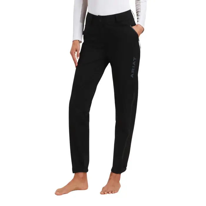 Pantaloni impermeabili full grip da donna Ariat Venture H2O Shell Noir