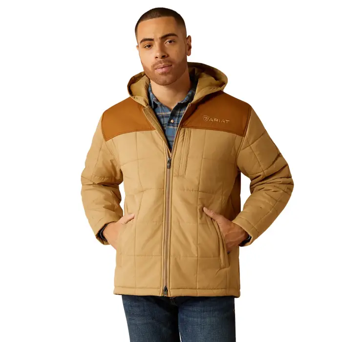 ARIAT Parka con cappuccio Crius Marron