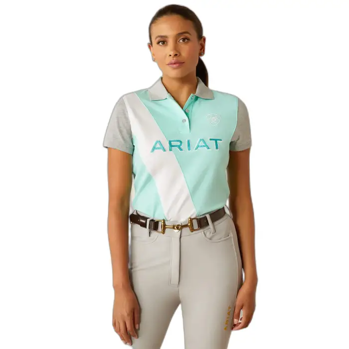 Polo da donna Ariat Taryn Button Vert