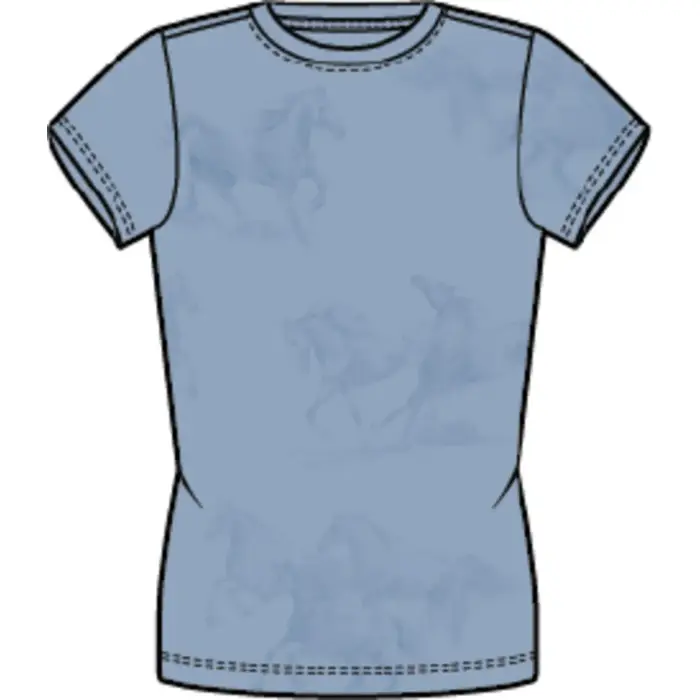 ARIAT T-shirt da donna Mirage Bleu