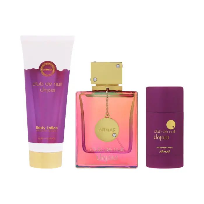 Armaf Club De Nuit Untold Set regalo EDP 105 ml, lozione corpo 100 ml