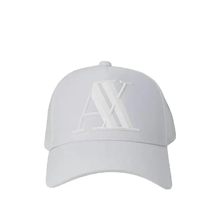 Armani Cascopellino Logo Gommato Basic Blanc