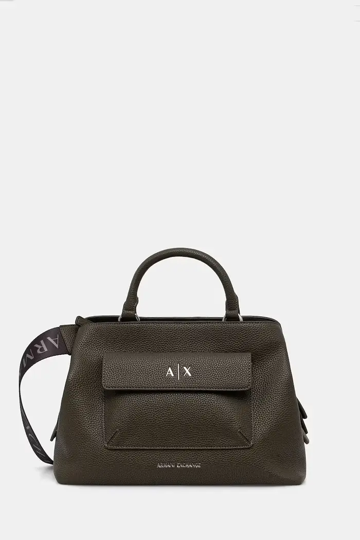 borsa da donna in similpelle Verde
