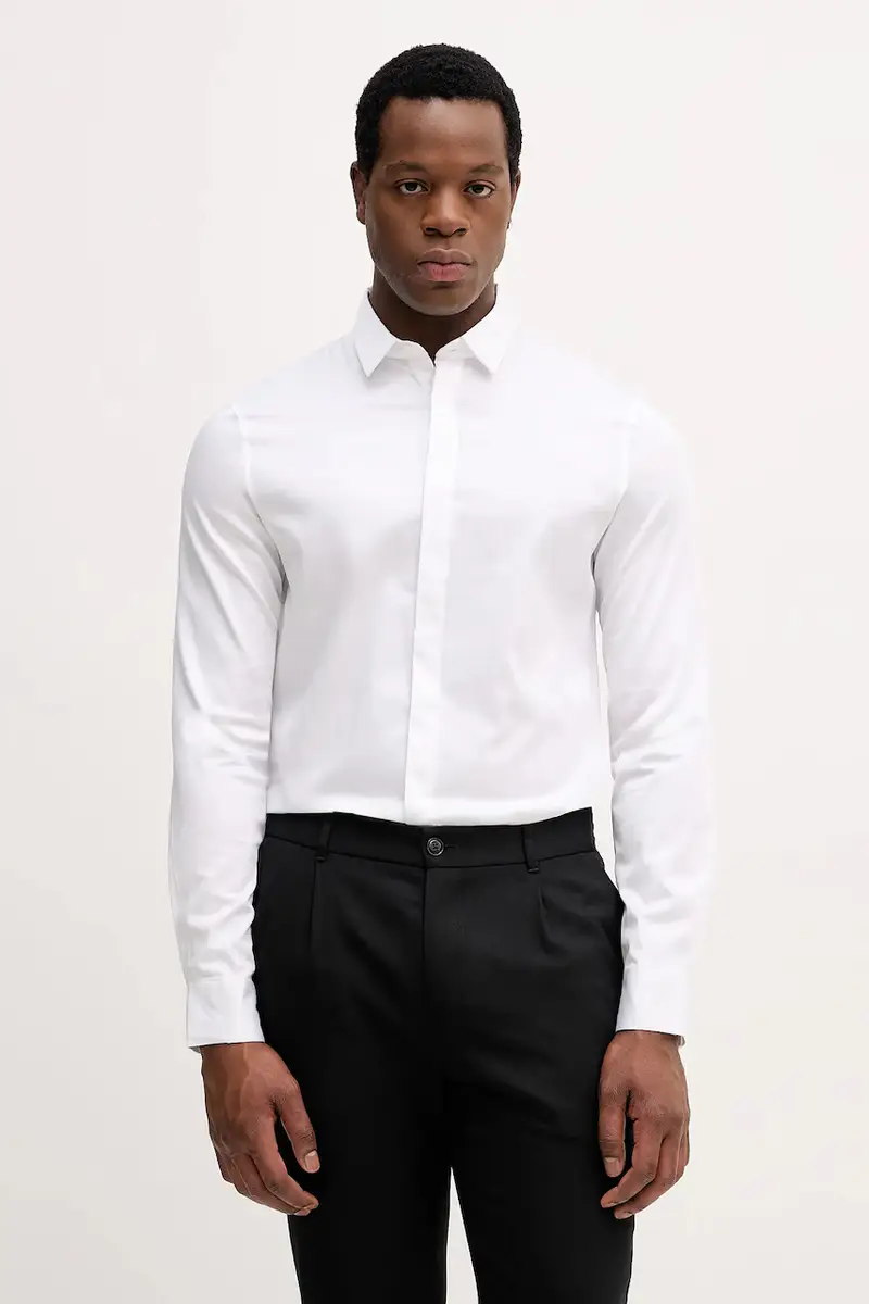 Armani Exchange camicia uomo colore bianco XM001867 AF10192