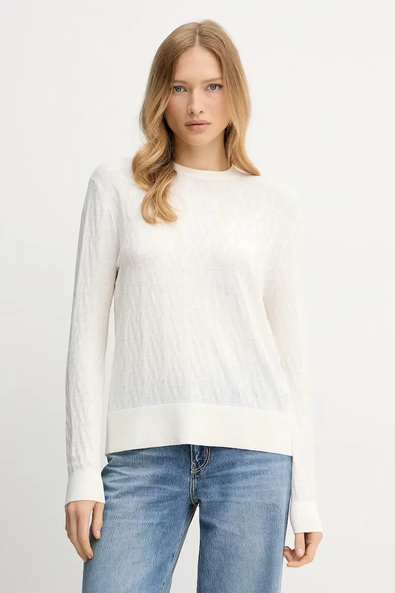 Armani Exchange maglione donna colore beige XW001317 AF16619