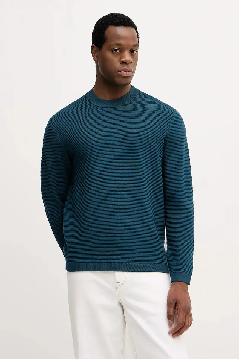 Armani Exchange maglione uomo colore turchese XM000895 AF10454