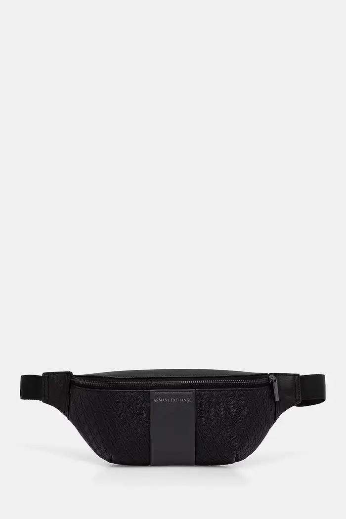 Armani Exchange marsupio da uomo Nero