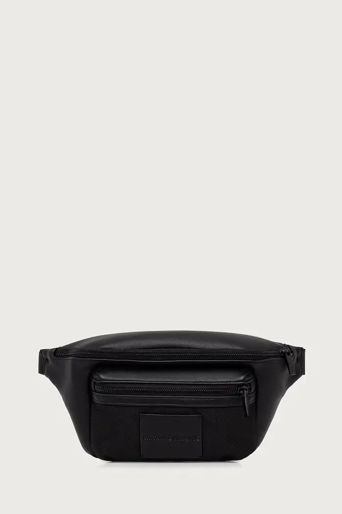 Armani Exchange marsupio da uomo Nero