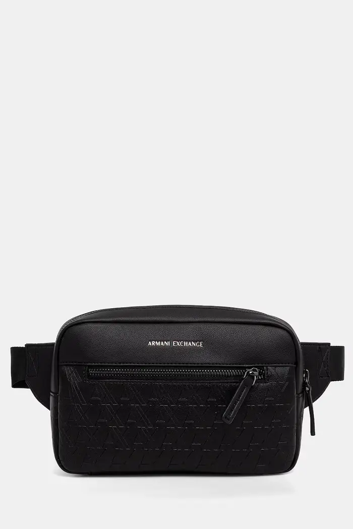 Armani Exchange marsupio da uomo Nero