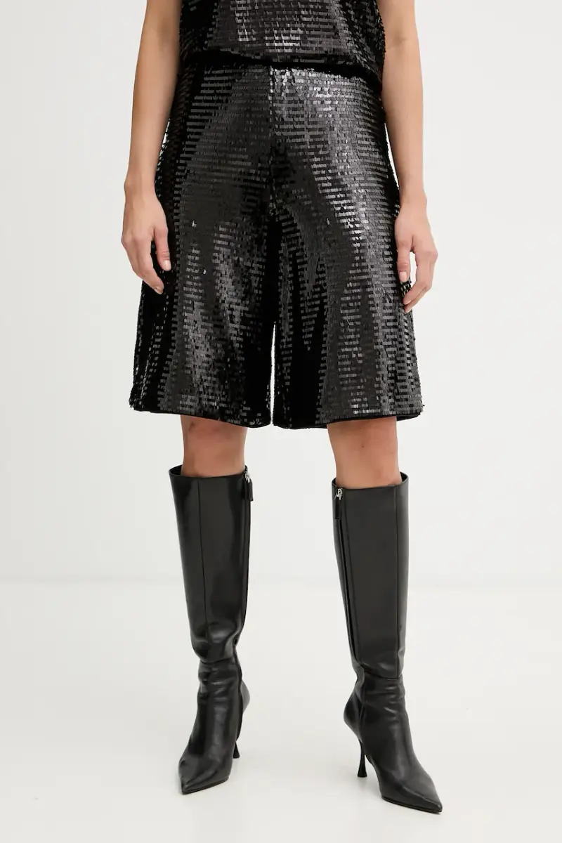 Armani Exchange pantaloncini donna colore nero XW001773 AF16152