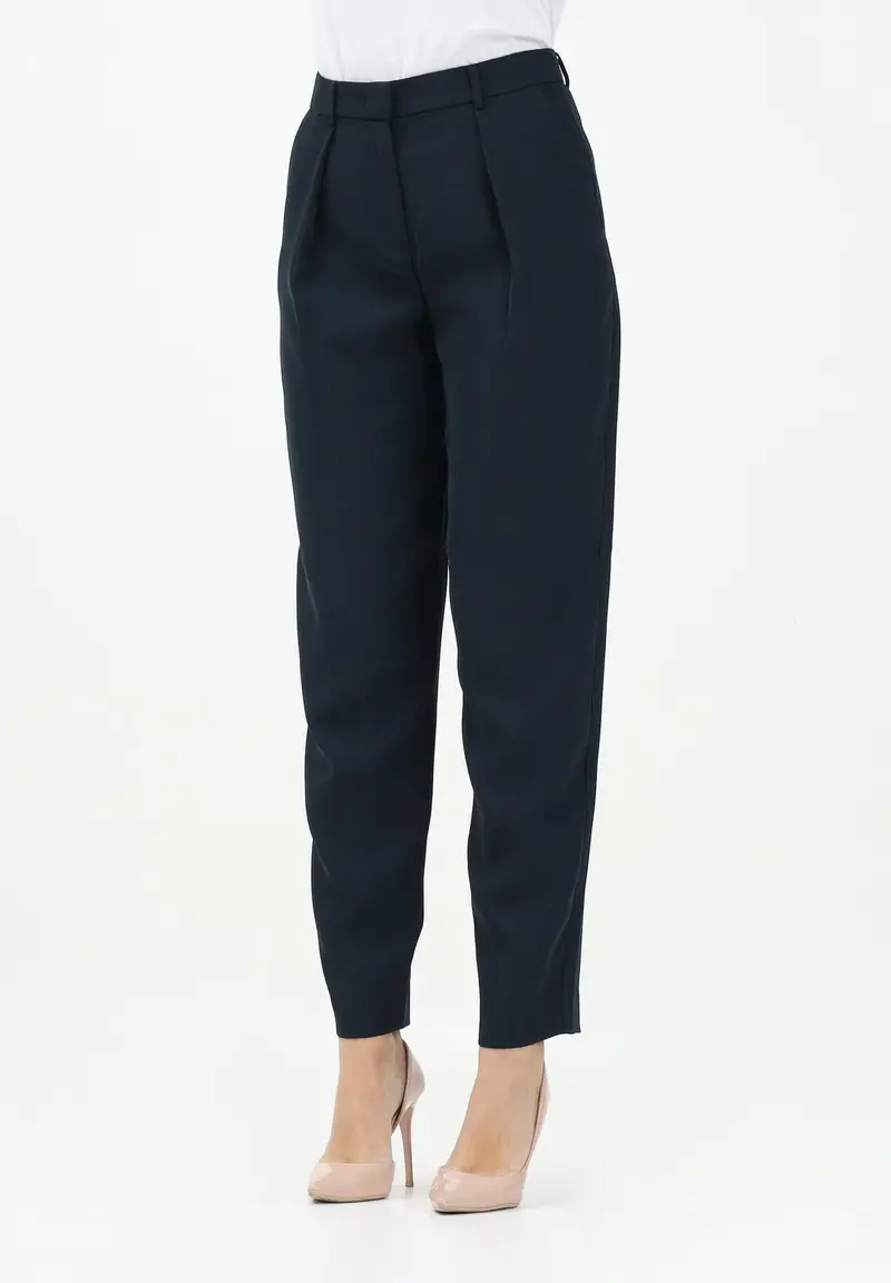 Armani Exchange Pantalone elegante blu da donna