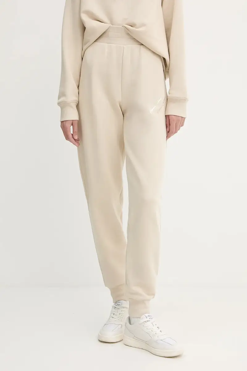 Armani Exchange pantaloni tuta donna colore beige XW000158 AF11852