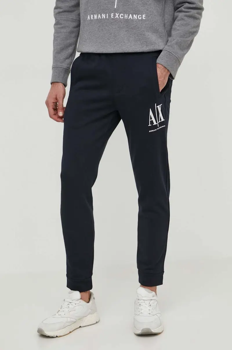 Armani Exchange pantaloni uomo Blu navy
