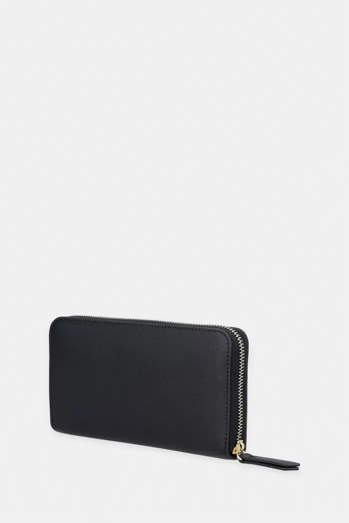 Armani Exchange portafoglio da donna in similpelle Nero