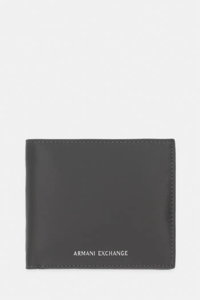 Armani Exchange portafoglio da uomo in pelle Verde