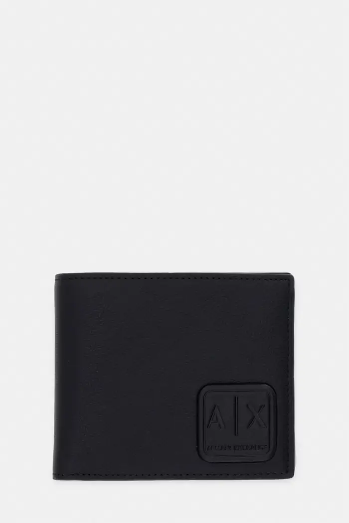 Armani Exchange portafoglio da uomo Nero
