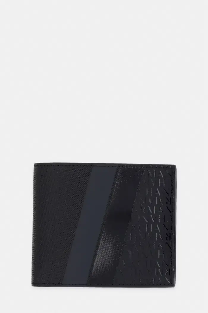Armani Exchange portafoglio da uomo Nero