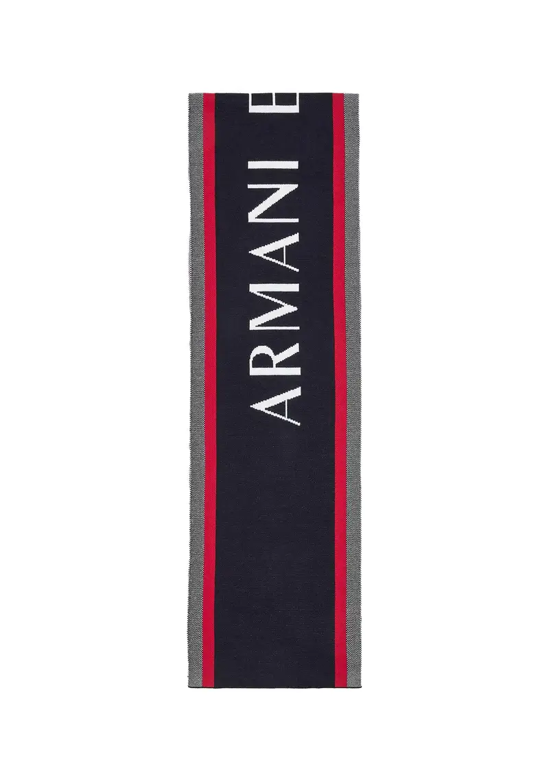 Armani Exchange Sciarpa Uomo Blu