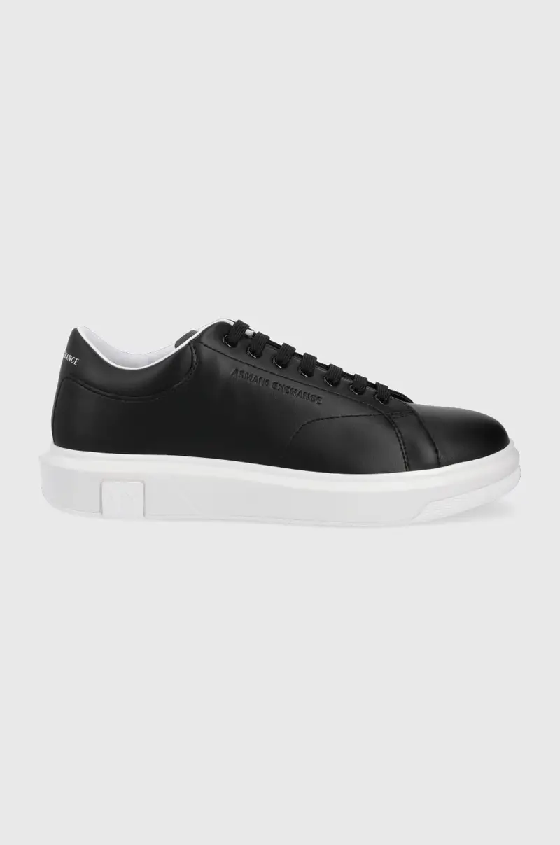 Armani Exchange sneakers in pelle Nero