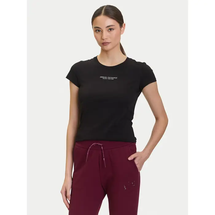 T-shirt XW001455 AF10356 UC001 Nero Slim Fit