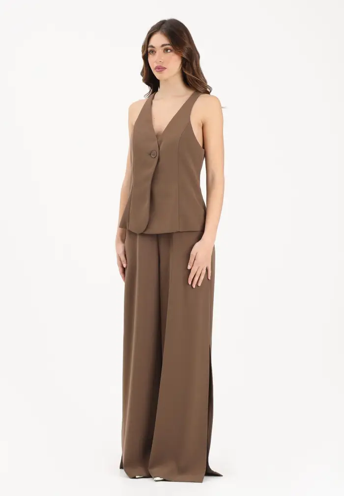 Armani Exchange Tuta elegante marrone da donna