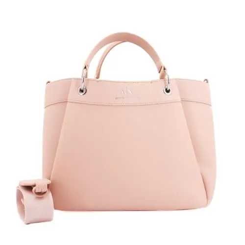 Armani Exchange Wave Medium Tote with Webb Strap Shopping M, alba