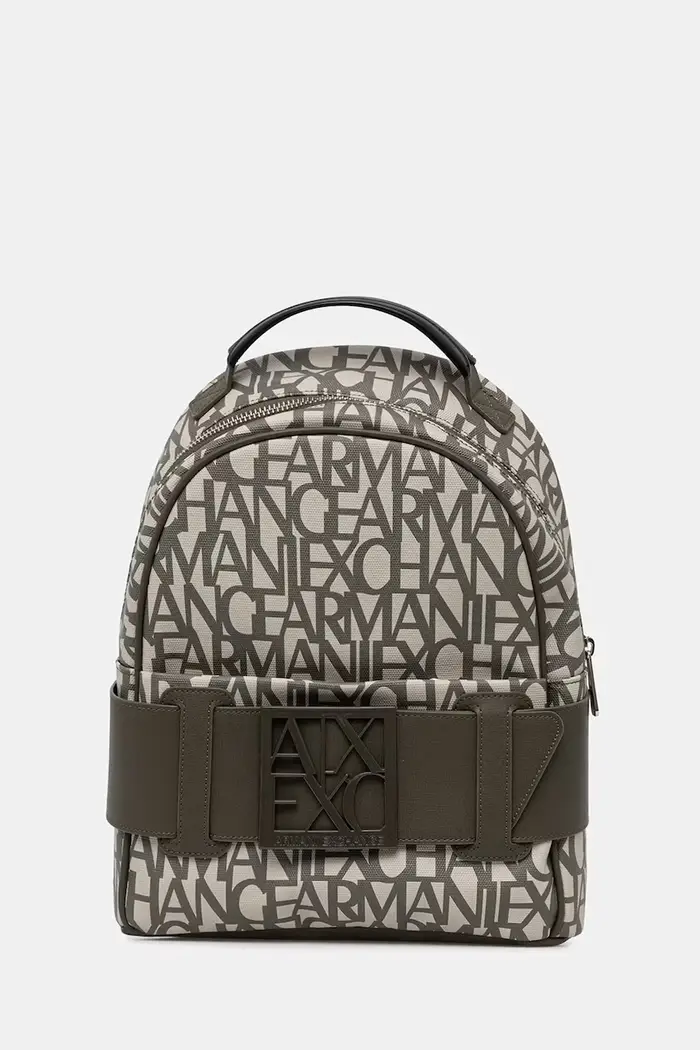 Armani Exchange zaino urbano da donna in similpelle Verde