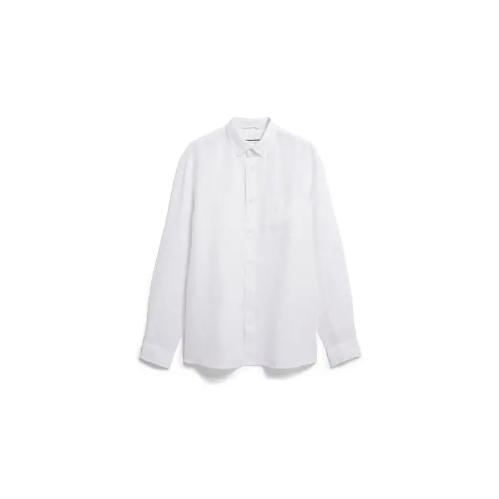 Camicia di lino a maniche lunghe Armedangels Blanc
