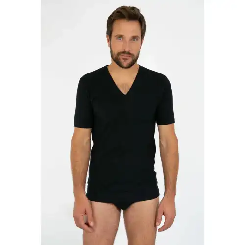 Armor-Lux Maglietta con scollo a V