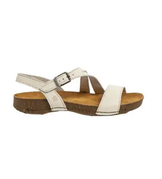 Art per donna 110452ZZ0003_020 Sandali in pelle 1045 I Breathe beige, Basso, Fibbia, Casual