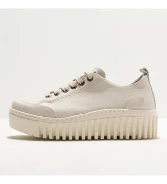 per donna 115351120003_020 Sneaker beige 1535 Brighton (42), Pelle, 3 a 5cm, Stringhe, Casual