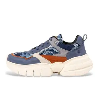 Art per donna 11635S1EX003_0MU 1635S Scarpe da ginnastica blu Atene, Tessuto, Basso, Stringhe, Casual