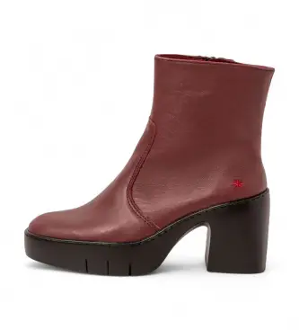 per donna 116561167003_008 1656 Stivali in pelle granata Sofia (38), 5 a 8cm, Cerniera, Casual Bordeaux