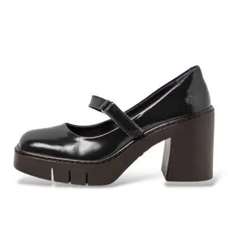 Art per donna 119771301003_001 Scarpe in Pelle 1977 Berna nero, 8 a 10cm, Velcro, Casual, Classico