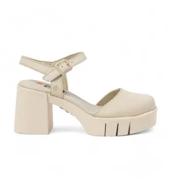 Art per donna 1199111ZZ003_020 Sandali in pelle 1991 Eivissa beige, 8 a 10cm, Fibbia, Casual